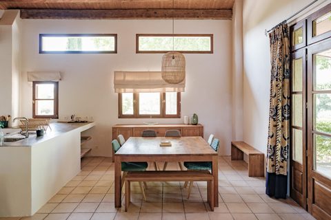 La salle de vie du gîte