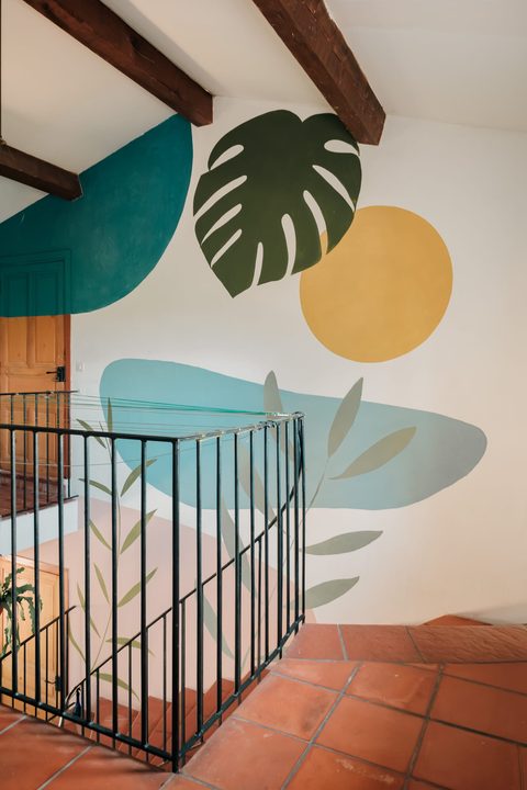 La cage d'escalier